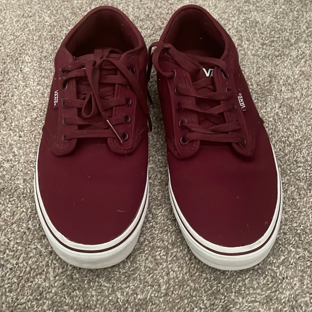 Vans low top. Worn once